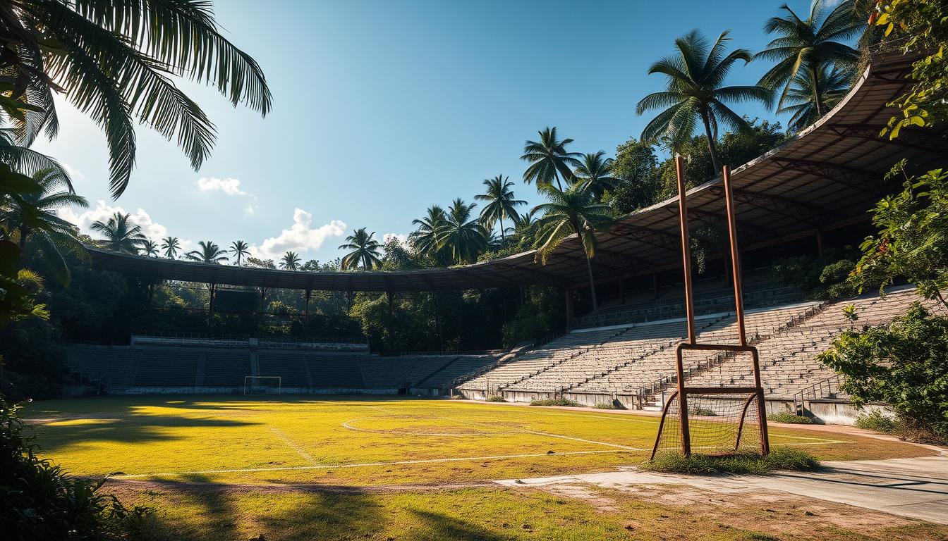 Cerita warga, stadion desa di Maluku Utara ditinggalkan