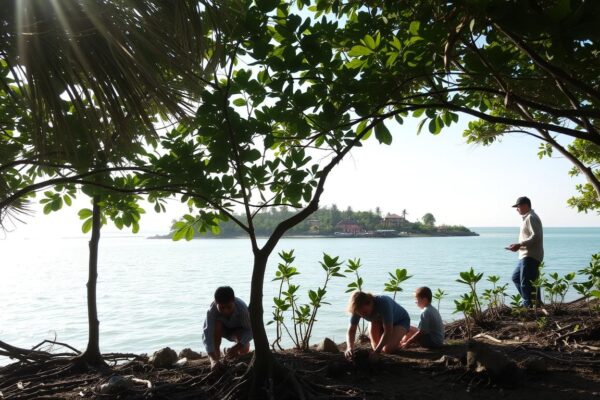 Nelayan dan pelajar tanam mangrove di pesisir utara