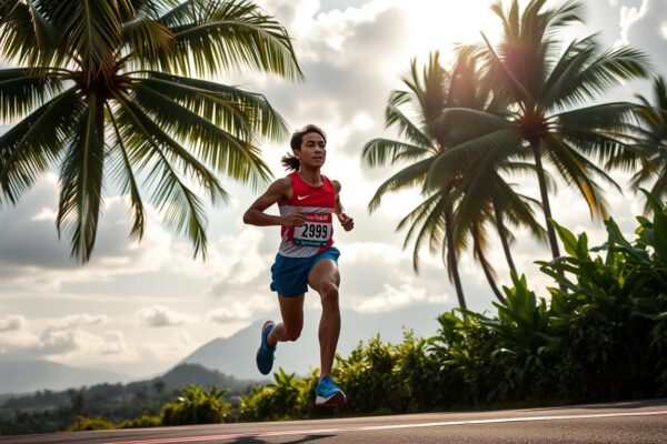 Pelari nasional catat rekor Marathon Bali