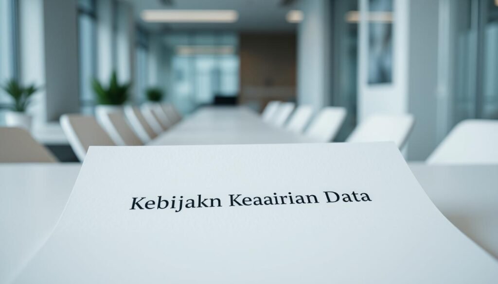 kebijakan keamanan data