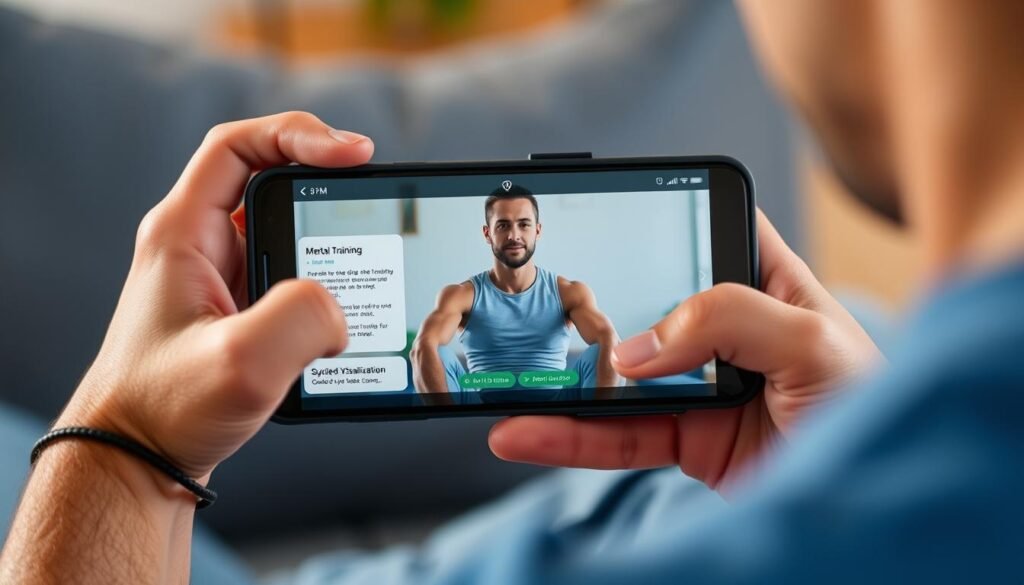 Atlet menggunakan aplikasi smartphone untuk panduan Mental Imagery dan Visualisasi Atlet menggunakan aplikasi smartphone untuk panduan Mental Imagery dan Visualisasi