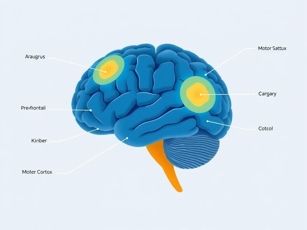 Diagram otak yang menunjukkan area yang aktif selama proses Mental Imagery dan Visualisasi Diagram otak yang menunjukkan area yang aktif selama proses Mental Imagery dan Visualisasi