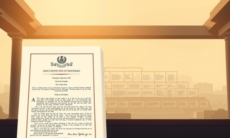 undang-undang dasar negara republik indonesia tahun 1945 terdiri atas